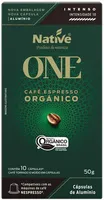 Café Em Cápsula Torrado E Moído Orgânico One Native 50g Com 10 Unidades