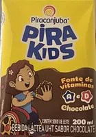 Bebida Láctea Uht Chocolate Pirakids Caixa 200ml