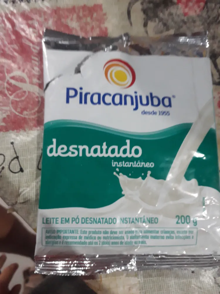 Leite em Pó Desnatado Instantâneo Piracanjuba