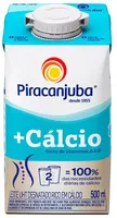 Leite Uht Desnatado Piracanjuba Cálcio Caixa Com Tampa 500ml