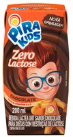 Bebida Láctea Uht Chocolate Zero Lactose Pirakids Caixa 200ml