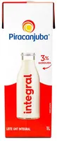 Leite Uht Integral Piracanjuba Caixa Com Tampa 1l
