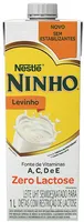 Leite Uht Semidesnatado Zero Lactose Ninho Levinho Caixa Com Tampa 1l