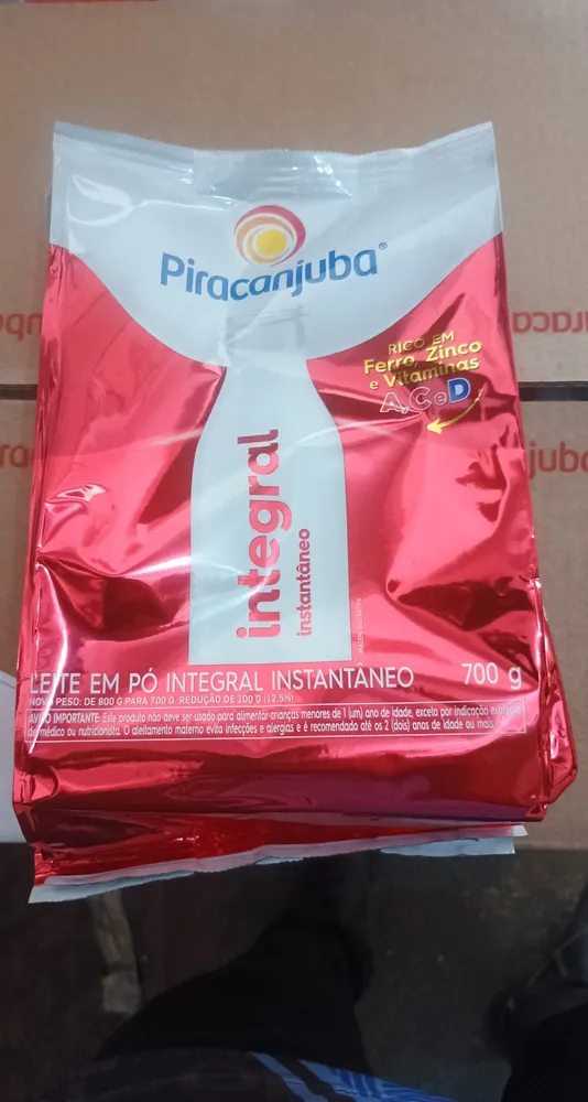 Leite em Pó Integral Instantâneo Piracanjuba