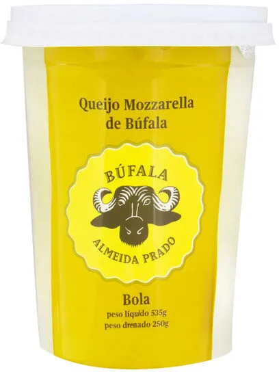 Queijo Mussarela De Búfala Bola Búfala Almeida Prado 250g