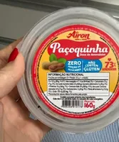 Paçoquita sem açúcar