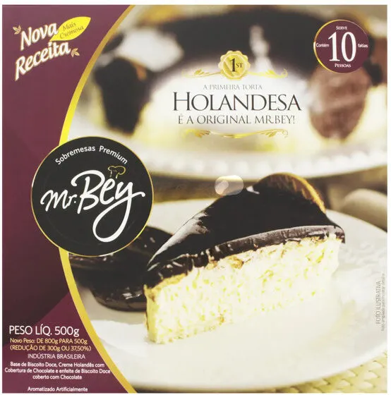 Torta Holandesa Mr. Bey Sobremesas Premium Caixa 500g