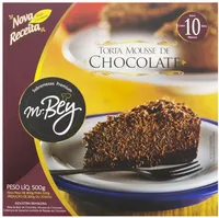 Torta Mousse De Chocolate Mr. Bey Sobremesas Premium Caixa 500g