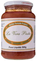 Molho De Tomate Fresco La Vera Pasta Vidro 500g