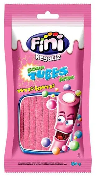 Bala Fini Tubes Tutti Frutti Acido