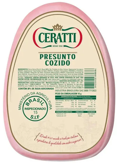 Presunto Cozido Peça Ceratti