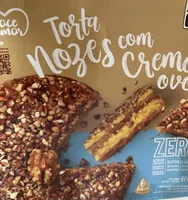 Torta de Nozes com Creme de Ovos