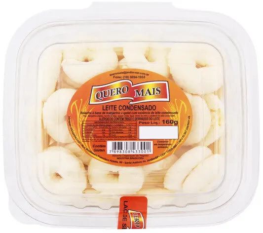 Biscoito Leite Condensado Quero Mais Pote 160g