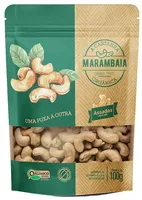 Castanha De Caju Assada S/ Sal 100g Marambaia