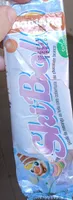 picolé de morango ao leite com cobertura de chocolate branco skibol