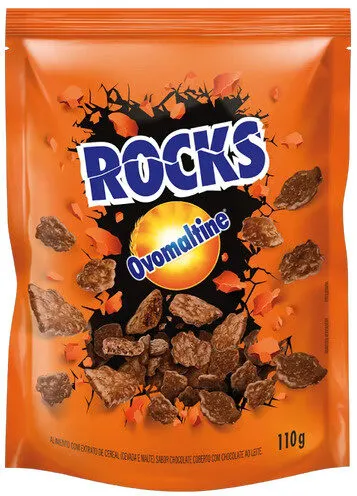 Flocos De Cereais Ovomaltine Rocks Sachê 110g
