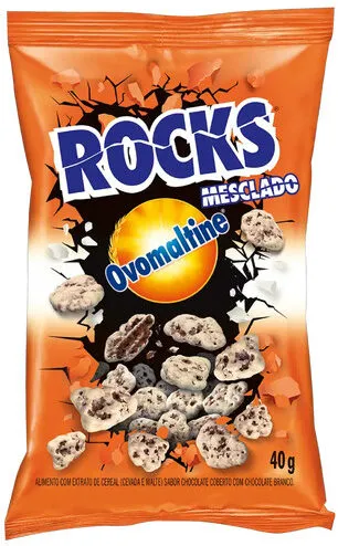 Flocos De Cereais Ovomaltine Mesclado Rocks Pacote 40g