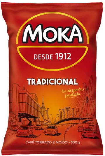 Café Torrado E Moído Tradicional Moka Pacote 500g