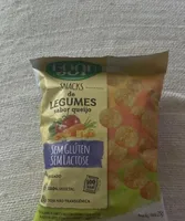 Snack de legumes sabor queijo