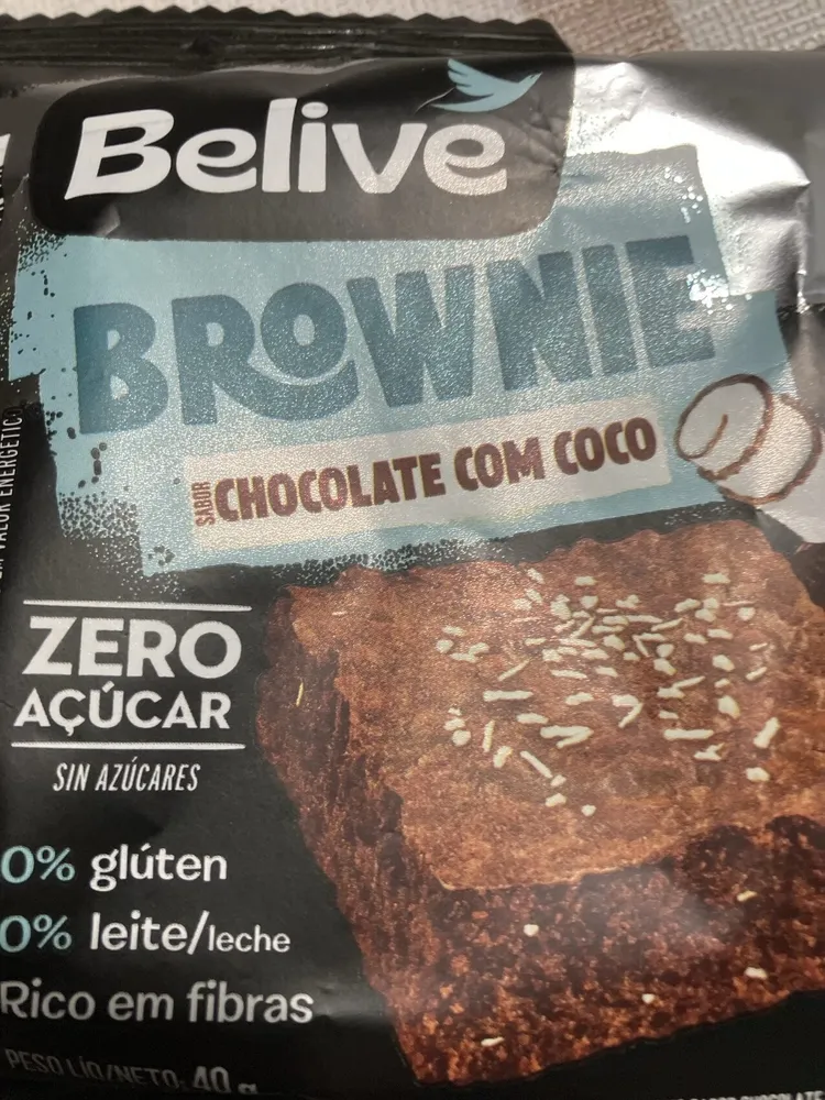 Brownie Chocolate com Côco