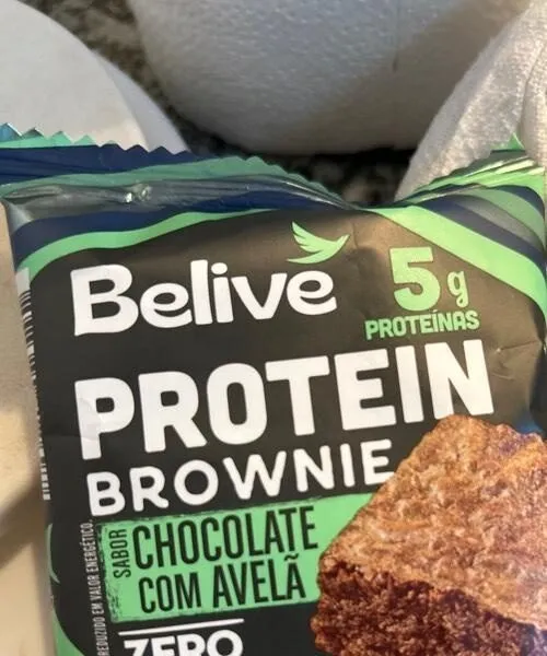 Protein brownie chocolate e avelã