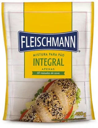 Mistura Para Pão Integral Fleischmann Pacote 450g