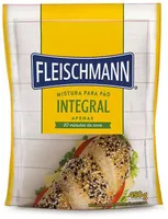 Mistura Para Pão Integral Fleischmann Pacote 450g