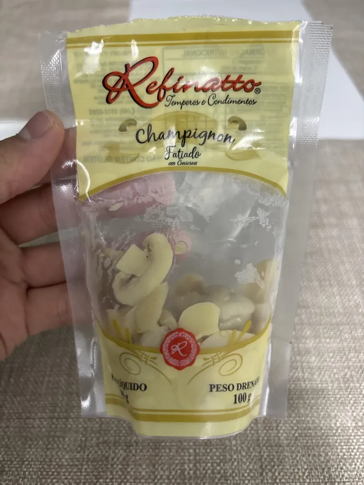 Champignon fatiado Em Conserva