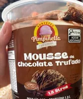 Sorvete mousse de chocolate trufado