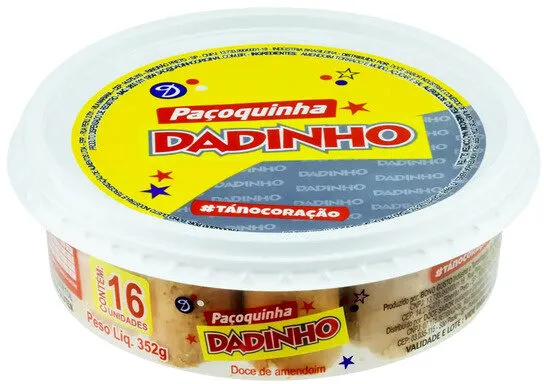 Paçoquinha Dadinho Pote 352g