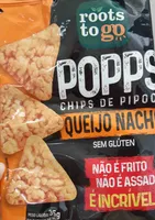 Chips De Pipoca Queijo Nacho Roots To Go Pacote 35g