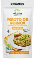 Risoto Orgânico De Quinoa Cenoura E Mandioquinha Sem Glúten Vitalin Pouch 150g