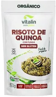 Risoto Orgânico De Quinoa Funghi Sem Glúten Vitalin Pouch 150g