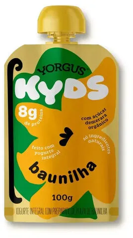 Iogurte Integral Baunilha Yorgus Kyds Squeeze 100g