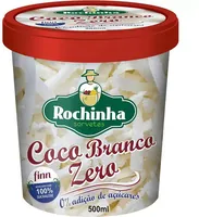 Sorvete Coco Branco Rochinha Sorvetes Zero Pote 470ml