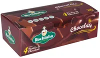 Pack Picolé Chocolate Rochinha Sorvetes Caixa 220g 4 Unidades