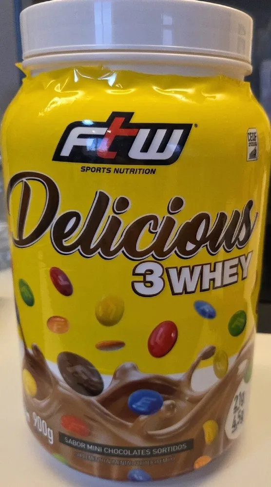 Delicious 3 Whey Sabor Mini Chocolates Sortidos