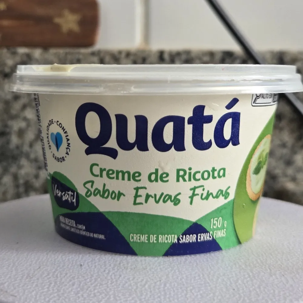Creme De Ricota Sabor Ervas Finas