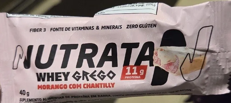 Whey Grego Morango e Chantilly