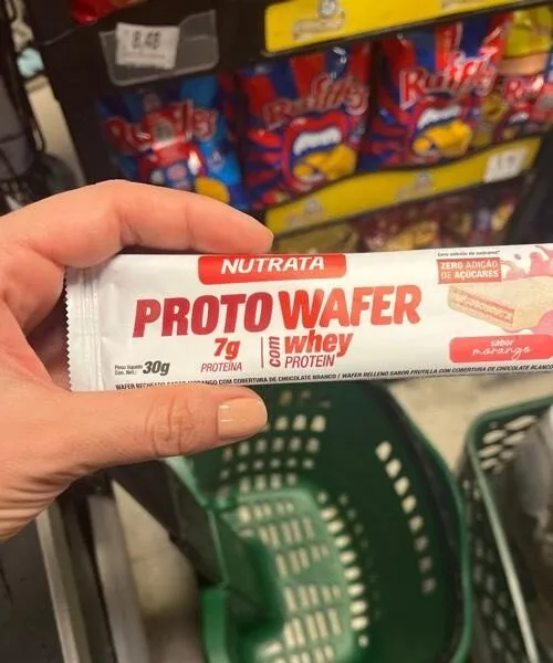 Proto wafer morango