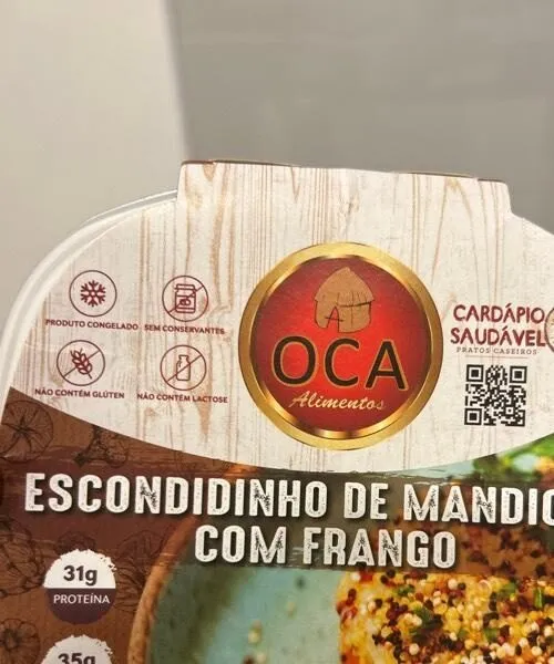 Escondidinho de mandioca com frango