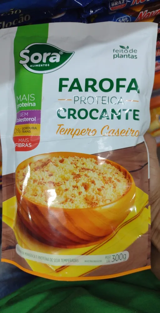 Farofa crocante  proteica - Sora Alimentos