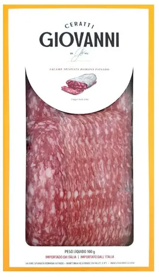 Salame Spianata Romana Fatiado Giovanni Ceratti 100g