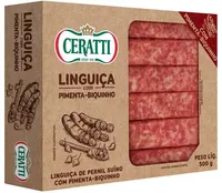 Linguiça De Pernil Suíno Com Pimenta Biquinho Ceratti 400g