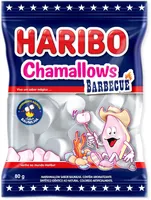 Marshmallow Baunilha Barbecue Haribo Chamallows Pacote 80g