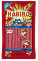 Bala Morango ácido Haribo Balla Sticks Pacote 80g