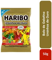Bala De Gelatina Frutas Ursinhos De Ouro Haribo Pacote 50g