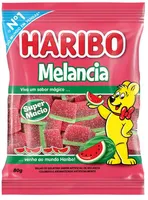 Bala De Gelatina Melancia Haribo Pacote 80g