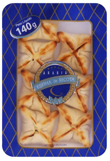 Esfirra Congelada Ricota Arabia Bandeja 140g