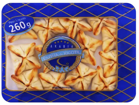 Esfirra Congelada Ricota Arabia Bandeja 260g